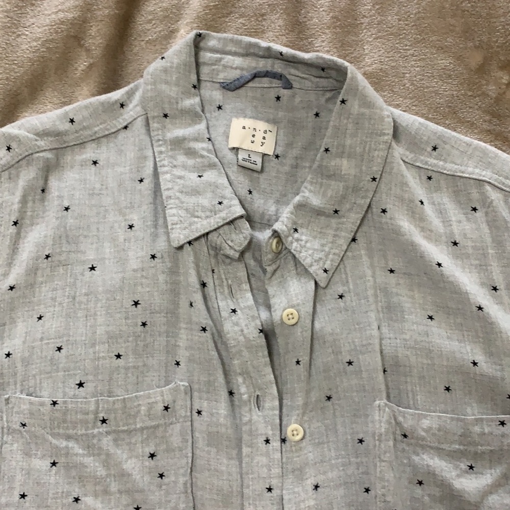 A New Day Star button up